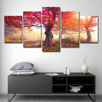 Thumbnail for 5 Pieces Canvas Art Season Autumn Trees Modern Living Room Large Painting Cloth Wall Art