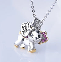 Thumbnail for Women Necklace Blue Cute Elephant Necklace Fashion Cartoon Animal Necklaces For Kids Necklaces Jewelry Gifts