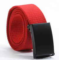 Thumbnail for Candy-colored fashionable canvas belts for men and women