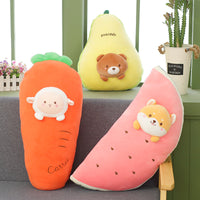 Thumbnail for Cute Banana Pillow Carrot Doll Fruit Plush Toy