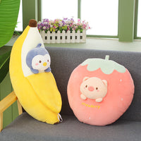 Thumbnail for Cute Banana Pillow Carrot Doll Fruit Plush Toy