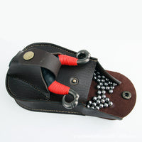 Thumbnail for Slingshot All-In-One Bag Leather Belt Bag Steel Ball Bag Marbles Are Durable And Not Deformed Outdoors