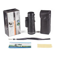 Thumbnail for Compatible with Apple, Monocular Telescope Zoom Scope with Compass Phone Clip Tripod