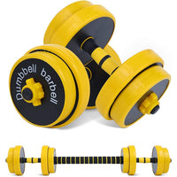 Thumbnail for Adjustable Dumbbell Barbell Weight Pair, Free Weight, Multifunction, Home