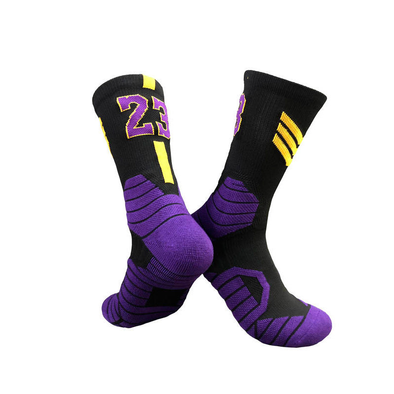 Superstar basketball socks