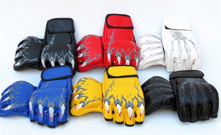 Half Finger Sanda Training With Boxing Gloves