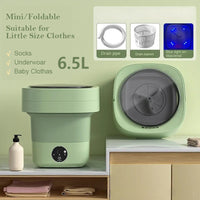 Thumbnail for Mini Foldable Washing Machine Portable Mini Socks Underwear Panties Washing Machine Big Capacity 3 Models With Spinning Dry Gadgets