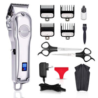 Thumbnail for Men Hair Trimmer 3 in 1 IPX7 Waterproof Beard Trimmer Grooming Kit Cordless Hair Clipper for Women & Children LED Display USB Rechargeable Amazon Banned