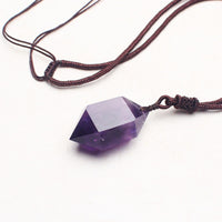 Thumbnail for Natural Amethyst Hexagonal Pendant