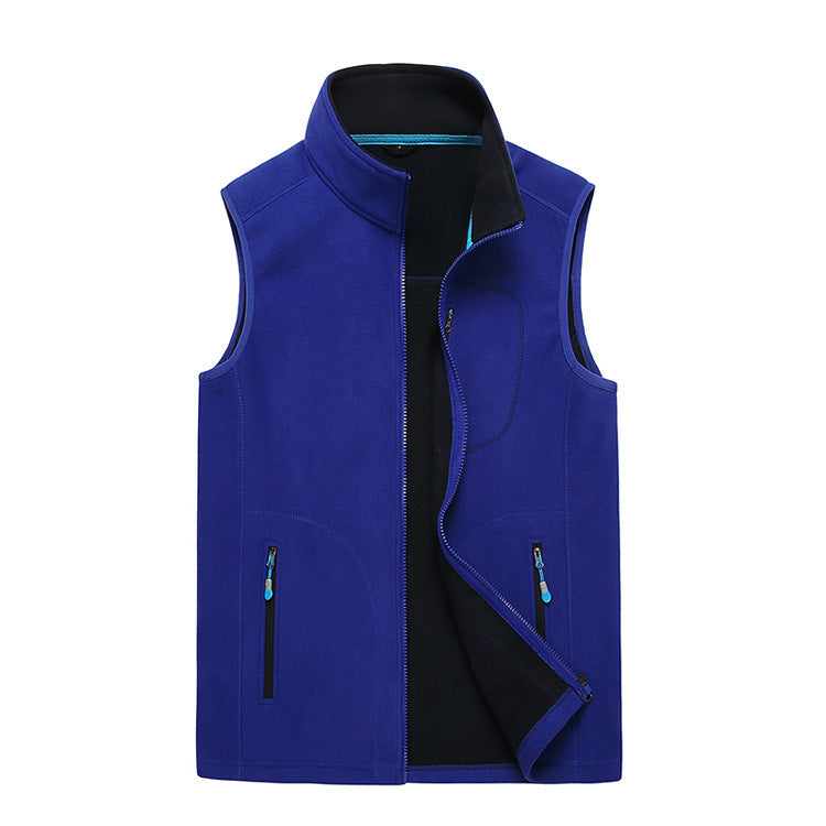 Outdoor Fleece Vest Couple Style Outerwear Jacket