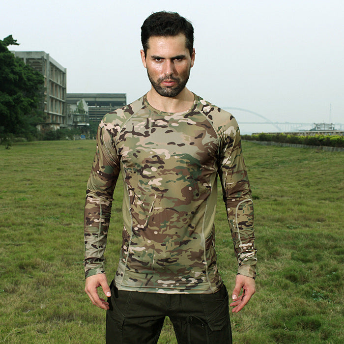 Tactical camouflage T-shirt