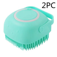 Thumbnail for Silicone Dog Bath Massage Gloves Brush Pet Cat Bathroom Cleaning Tool Comb Brush For Dog Can Pour Shampoo Dog Grooming Supplies