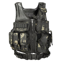 Thumbnail for Outdoor Military Fan Summer Mesh Breathable Training Vest Multi-functional Tactical Vest