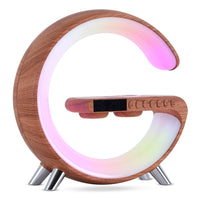 Thumbnail for New Intelligent G Shaped LED Lamp Bluetooth Speake Wireless Charger Atmosphere Lamp App Control For Bedroom Home Decor