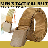 Thumbnail for Mens Outdoor Sports Military Tactical Nylon Waistband Canvas Web Belt Adjustable