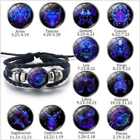 Thumbnail for Zodiac Constellation Bracelet Braided Design Bracelet For Men Women Kids