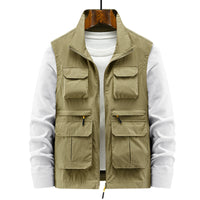 Thumbnail for Vest Multi-pocket Outdoor Work Clothes Sleeveless Waistcoat