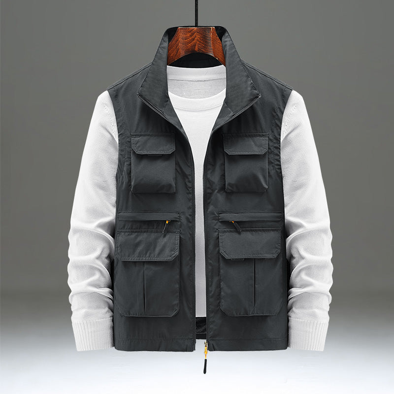 Vest Multi-pocket Outdoor Work Clothes Sleeveless Waistcoat