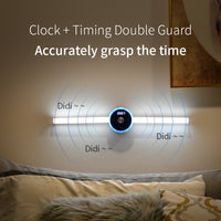 Thumbnail for Smart Cabinet Light Clock Timing Sensor Light Removable LED Wardrobe Light Manual Sweep Switch Light