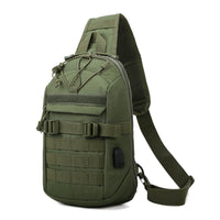 Thumbnail for Outdoor Tactical Camouflage Military Fan Portable Chest Bag